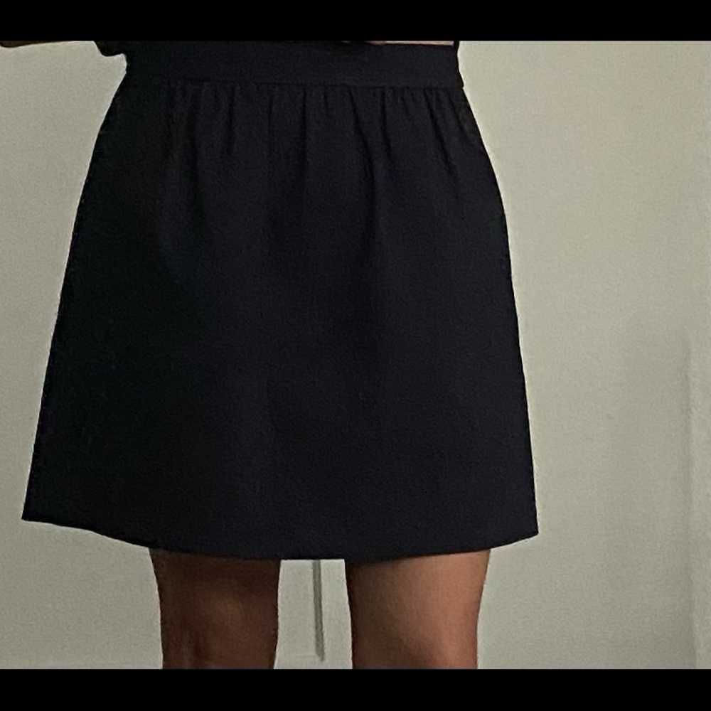 J. Crew navy blue skirt in new condition